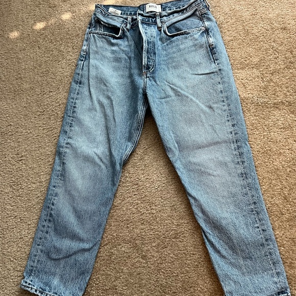 Agolde Riley high waisted crop jeans size 29 - Picture 3 of 4